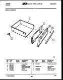 DRAWER PARTS Diagram and Parts List for 31-2549-23-02  Tappan Range