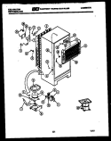 SYSTEM AND AUTOMATIC DEFROST PARTS Diagram and Parts List for TPK160EN0F  Kelvinator Refrigerator