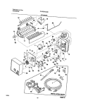 ICE MAKER Diagram and Parts List for PLHS267ZCB0  Frigidaire Refrigerator