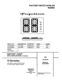 COVER Diagram and Parts List for GLGC30S8KBA  Frigidaire Cooktop