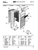 WRAPPER Diagram and Parts List for GDH50E1  Frigidaire Dehumidifier