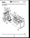 ICE DOOR, DISPENSER AND WATER TANKS Diagram and Parts List for GSIW36CH2  Frigidaire Refrigerator