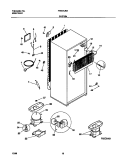 SYSTEM Diagram and Parts List for FRT21LRGW2  Frigidaire Refrigerator