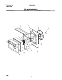 AIR HANDLING PARTS Diagram and Parts List for FAS182H2A2  Frigidaire Air Conditioner