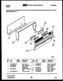 Part Location Diagram of 511T040F10-18 Frigidaire PANEL, REAR