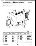 CABINET AND INSTALLATION PARTS Diagram and Parts List for AL125N1A1  Frigidaire Air Conditioner