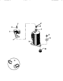 COMPRESSOR Diagram and Parts List for AS248J2K1  Frigidaire Air Conditioner