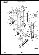 CABINET PARTS Diagram and Parts List for TRS24WRAB0  Tappan Refrigerator