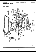 Part Location Diagram of 5300809215 Frigidaire HINGE