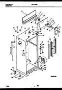 CABINET PARTS Diagram and Parts List for MRT19PNBD1  Frigidaire Refrigerator
