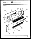 CONSOLE AND CONTROL PARTS Diagram and Parts List for WDSCW6  Frigidaire Washer