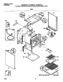 BODY Diagram and Parts List for TGF336CHSA  Tappan Range