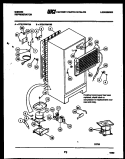 SYSTEM AND AUTOMATIC DEFROST PARTS Diagram and Parts List for RT21F6WV3B  Gibson Refrigerator