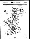 TUB DETAIL Diagram and Parts List for WA27M6WXFA  Gibson Washer