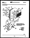 SYSTEM AND AUTOMATIC DEFROST PARTS Diagram and Parts List for RT17F3WT3E  Gibson Refrigerator
