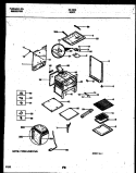BODY PARTS Diagram and Parts List for 30-4942-00-01  Tappan Range