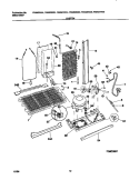 SYSTEM Diagram and Parts List for FRS26ZRGW1  Frigidaire Refrigerator