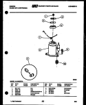 COMPRESSOR PARTS Diagram and Parts List for AL04A2NVA  Gibson Air Conditioner