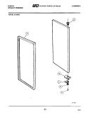 DOOR Diagram and Parts List for Z18SSB  Frigidaire Refrigerator