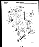 CABINET PARTS Diagram and Parts List for MRS22WHBD0  Frigidaire Refrigerator