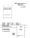 COVER Diagram and Parts List for FLF316CSA  Frigidaire Range