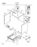 WRAPPER AND TOP Diagram and Parts List for FDP750RCS0  Frigidaire Dishwasher