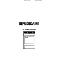 COVER Diagram and Parts List for DE6500ADD1  Frigidaire Dryer
