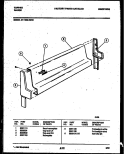 BACKGUARD Diagram and Parts List for 37-1009-23-06  Tappan Range