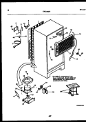 SYSTEM AND AUTOMATIC DEFROST PARTS Diagram and Parts List for TPK160JN3W  Kelvinator Refrigerator