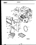 ICE DOOR, DISPENSER AND WATER TANKS Diagram and Parts List for MRS26WRBD0  Frigidaire Refrigerator