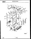 CABINET PARTS Diagram and Parts List for WRT22QRBW0  Frigidaire Refrigerator