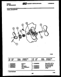 CAM Diagram and Parts List for SP24C6WWGC  Gibson Dishwasher