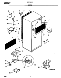 SYSTEM Diagram and Parts List for GRT16CNHW0  Gibson Refrigerator