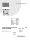 COVER Diagram and Parts List for CFES366FC3  Frigidaire Range