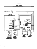 WIRING DIAGRAM Diagram and Parts List for FAS254J2A1  Frigidaire Air Conditioner