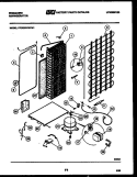 SYSTEM AND AUTOMATIC DEFROST PARTS Diagram and Parts List for FPCE22VWFA1  Frigidaire Refrigerator