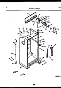 CABINET PARTS Diagram and Parts List for FPG19TPLW0  Frigidaire Refrigerator