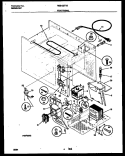 FUNCTIONAL PARTS Diagram and Parts List for FMS135T1B1  Frigidaire Microwave