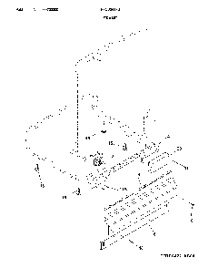 Frame Diagram and Parts List for FFCD2418US2A  Frigidaire Dishwasher