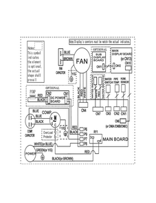 Wiring Diagram Diagram and Parts List for CAD304NWL2  Frigidaire Dehumidifier