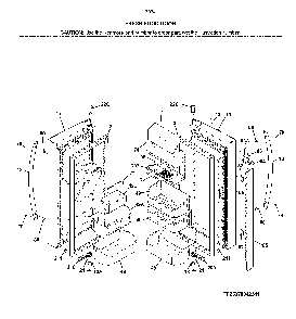 Fresh food door Diagram and Parts List for 2537034341J  Kenmore Refrigerator