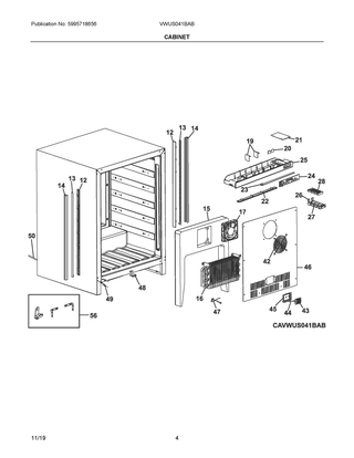 Part Location Diagram of 5304523205 Frigidaire HOUSING