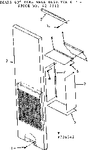 Part Location Diagram of STD61803 Frigidaire Screw
