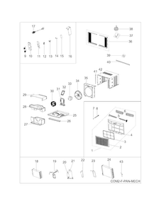 Part Location Diagram of 5304487707 Frigidaire BASE