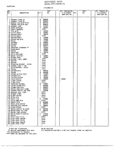 Electrical Systems Page 2 Diagram and Parts List for 40848-7A  Frigidaire Freezer