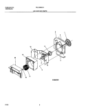 AIR HANDLING PARTS Diagram and Parts List for FAC104M1A1  Frigidaire Air Conditioner