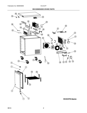 Part Location Diagram of 5304493565 Frigidaire SHELF