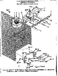 Switches And Microwave Parts Diagram and Parts List for 5648568410  Kenmore Microwave