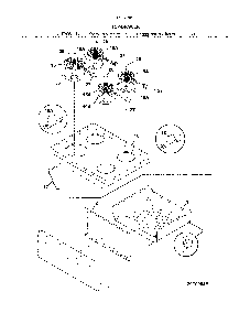 Top/drawer Diagram and Parts List for 7909082040C  Kenmore Range