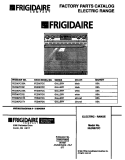 COVER Diagram and Parts List for FED367CCBA  Frigidaire Wall Oven